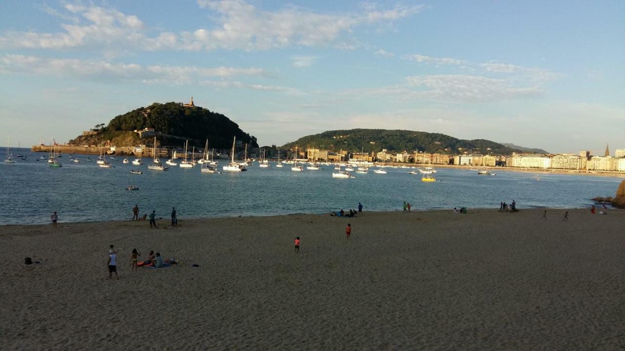 Ondarreta Beach Apartment Con Parking Free Y Aire Acondicionado San Sebastián Exterior foto